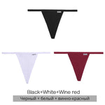 3Pcs/set Cotton Thongs M-XL Sexy Bikini Panties Women T-Back Underpants Girls Low Waist G-string Underwear Female Lingerie 2022