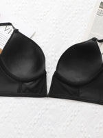 Black Deep V Sexy Lingerie Women's Underwear Retro Elegant Underwear Can be Paired with Deep V Evening Dress U055