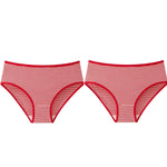 2Pcs/Set Women High Rise Panties Seamless Underwear Winter Warm Underpants Breathable Briefs Female Sexy Lingerie