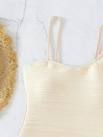 2026 Plain One Shoulder Swimsuit One Piece Solid Swimwear Women Sexy Bathers Bathing Swimming Swim Suit Female Beachwear