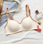 Cotton Everyday Bra for Women No Steel Ring Breathable Comfortable Bras Girls Fashion Underwear Bralette Women's Intimates