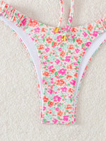 New Sexy Floral Print Push Up Bikini 2024 Women Swimwear Female Swimsuit Two Pieces Thong Bikini Set Bather Bathing Suit Beach