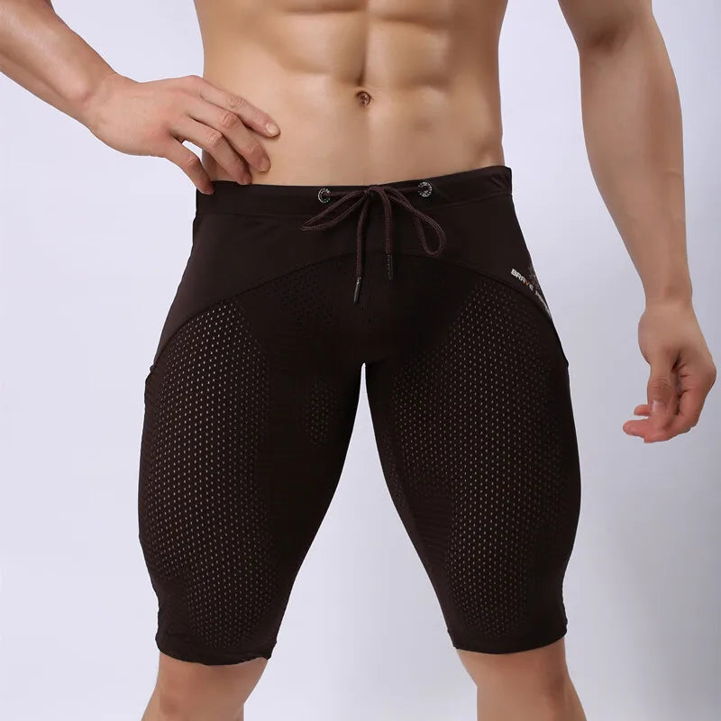 Men's Underwear Shaping Pants Sports Slim Fit Pants Sports Mid-Length Pants Cycling Pants Pants Casaul Elegant Style Pants 3TEL