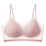 Summer Ice Silk Seamless Ultra-thin Ice Silk Bra Lifting Bra M-4XL Women's Sports Bra Wireless Underwear Air Cooling Brassier