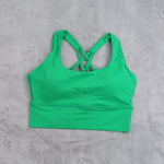 DIAS FIT JOY Yoga bra Naked feel cross back sports bra yoga clothes women's Cycling running fitness top
