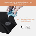 3pcs Period Panties - Seamless, Leakproof Underwear for Heavy Flow with Elegant Wooden Gift Packaging, Great Gift for Women