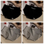 4Pcs/Set Cotton Panties Women Mid Waist Briefs Breathable Intimates Breathable Comfort Underwear M-2XL Soft Panties