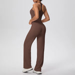 Yoga Set 2PCS Women Tracksuit Nude Feeling Workout Sets Gym Clothes Push Up Fitness Running Sportswear Sport Vest Leggings Suit