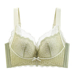 Thin WireFree Underwear Women Thin Style Large Chest Show Small Bra Gathered Adjusted Breast Closure No Steel Ring Bra 80-120CDE