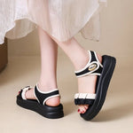 Summer New Fashion Women's Sandals Casual Beach oes Comfortable Heightening Sandals Roman sandals