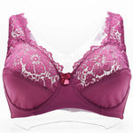 Bras For Womens Lingerie Floral Lace Bra Underwire Brassiere PerspectivePlus Size Bralette Female Sexy Underwear Tops