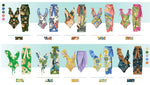 Blue 3D Flower One Piece Swimsuit Luxury Women Swimwear 2024 Monokini Bodysuit Swim Suit Bathing Suit Beachwear Summer Suits