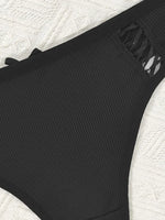 1pcsWomen Low Rise Sexy Thongs Comfortable Bow New Fashion Bandage Female G-string Intimate Lingerie Solid T-back