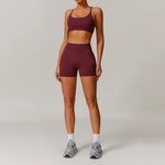 2/3PCS Yoga Set Women Workout Set Seamless Sportswear Gym Clothing Fitness Long Sleeve Crop Top High Waist Leggings Sports Suits
