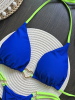 Metal Heart-shaped Halter Brazilian Bikini Female Swimsuit Women Thong Swimwear Two-pieces Bikini Set Bather Bathing Suit Swim