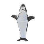 Cartoon Shark Blanket Cover Sleeping Bag Pajamas Office Nap Fabric Mermaid Winter Shawl for Children Adult Homewear Couple Pink