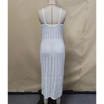 4 Colors V Neck Hollow Out Crochet Knitted Tunic Beach Cover Up Cover-ups Beach Dress Beach Wear Beachwear Female Women V5437