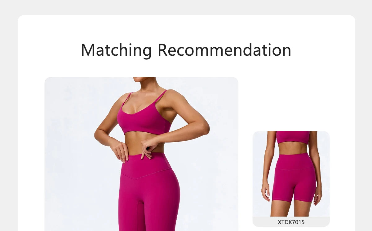 Hearuisavy Summer Super-Soft Women Quick Drying Sports Bra Breathable Gym Workout Top Fitness Underwear Push Up Running Yoga Top
