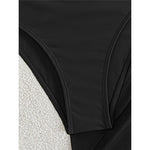 XS - L 6 Colors With Skirt Cut Out Women Swimwear Bandeau Metal Ring Bather Bathing Suit Swim One Piece Swimsuit Female K8108