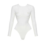 2026 2Pcs Sexy Women One Piece Swimsuit Female Swimwear Solid Biquini High Cut Monokini Push Up Swim Suits Bathingsuit Beachwear