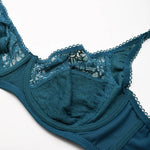 Plus Size Bras For Women Lace Bra Femme Transparent Large Brassiere Tops Underwear Sexy Lingerie C D DD E F Cup