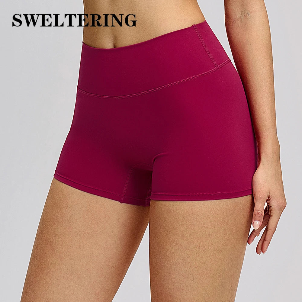 Women High Waist Yoga Gym Workout Short Tights Cycling Sports Shorts Push Up Fitness Sports Shorts Female Cycling Shorts