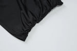 FDYOUI Sexy Deep V-neck Bandage Solid Crop Tops Women's 2026 Summer Halter Off Shoulder Sleeveless T-shirt Vacation Corset Top