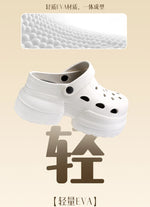 Women Platform Slippers Fashion Clogs Soft EVA Summer High Heel Shoes Thick Sole Female Street Wedges Sandals Home Beach Slides