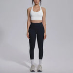 Women's Yoga Set Sports Fitness Running Beautiful Back Slim Fit Bra Hip-lifting High Waist Pants Workout Training Gym Suits