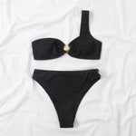 Sexy Seashell High Waisted Bikini 2026 Women Swimsuit Two Pieces Swimwear Female Bikinis Set Neon Green Bathing Suits Biquini