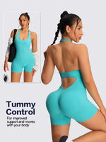 Summer Rompers Sportswear Woman Gym Combi-pants Women Jumpsuits Sport Yoga Clothes Female Fitness Overalls Shorts Bodysuit