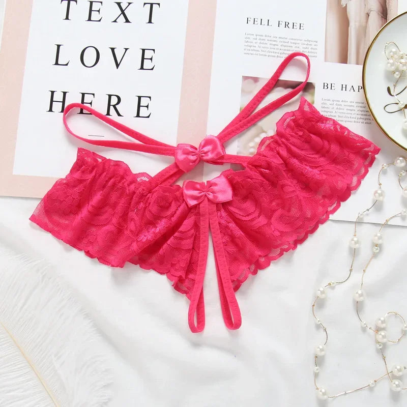 Sexy Women Panties Lingerie Lace Underwear Underwear Panties Hot Transparent Lingerie Female G-string Embroidered Thong