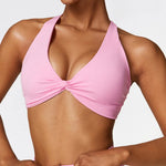 Push Up Gym Top Women Pleated Design Sports Bra Women Sexy Yoga Bra Running Yoga Clothes Women Fitness Workout Brassiere Women