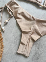 Sexy Brown Bikini 2026 Women Solid Red Halter Push Up Bra Tie Side Triangle Swimsuit Summer Bathing Suit Lace Up Micro Swimwear
