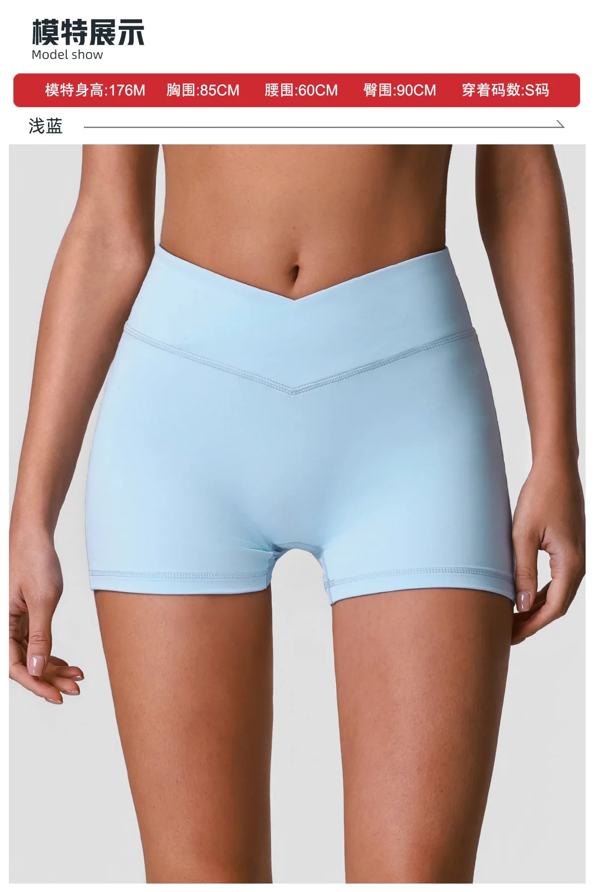 Outdoor Running Yoga Shorts Women Summer Crossed V Waist Hip Lifting Fitness Tight Sports Pants Quick Drying Gym Fitness Shorts