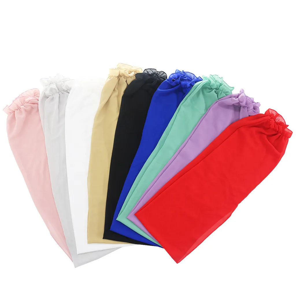 Women's Chiffon Puff Sleeve Cropped Shrug Sheer Open Front Bolero Cardigan Party Wedding Top Summer Beach Cover Ups Arm Sleeves