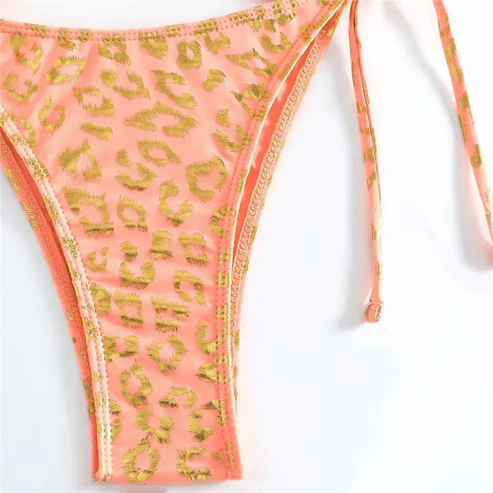 Fish Scales Shiny Halter Triangle Bikinis Sets Swimwear Women Micro Thong Swimsuits Swimming Suit Biquinis Bikinis de Mujer 2026