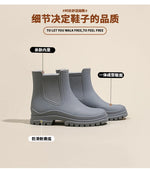 Rain Boots Women Garden Galoshes Waterproof Rubber Chelsea Boot Female Non-slip Rainshoes Fishing Water Shoes Botas Lluvia Mujer