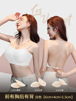 MOYISU 3D Push Up Bra for Small Bust, Halter Off Shoulder Open Back Bralette, Ultra Thin Straps Summer Bestseller, Sexy & Gather