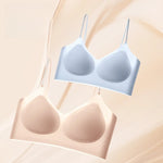 2026 Summer Seamless Ultra-Thin Ice Silk Bra Women Sexy Push Up Bra Intimates Wireless Bralette Underwear Brassiere