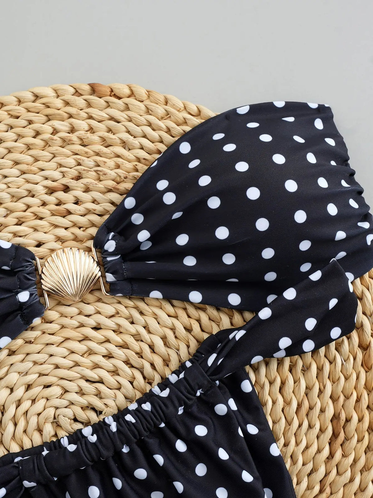 Sexy Polka Dot Bikini 2025 Women Swimsuit Two Pieces Swimwear Female Thong Bikinis Set Summer Bathing Suits Brazilian Biquini