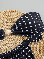 Sexy Polka Dot Bikini 2025 Women Swimsuit Two Pieces Swimwear Female Thong Bikinis Set Summer Bathing Suits Brazilian Biquini