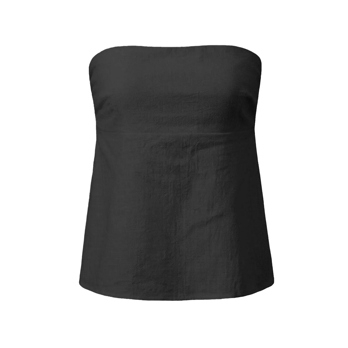 Women's Summer Strapless Vest Stylish Striped Sleeveless Open Back Tube Tops for Party Date Night Wear
