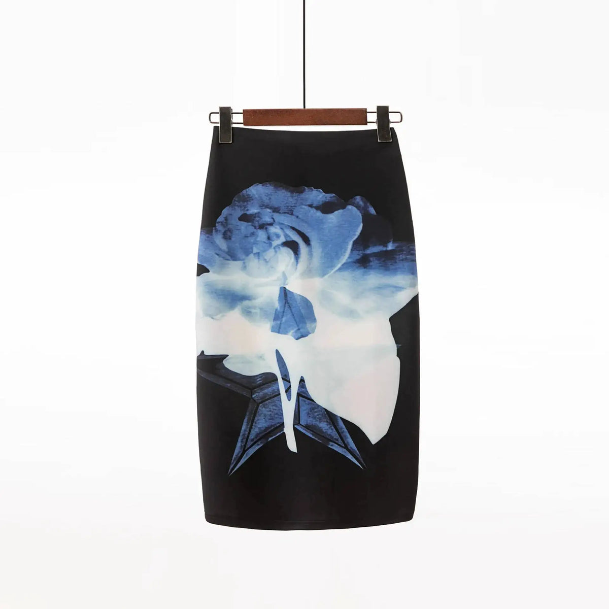 Spring Summer Women Y2K High Waist Midi Pencil Chiffon Skirts Slim Bodycon Vintage Hip Raise Korean Fashion Clothes UOV5