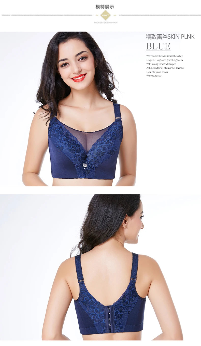 Plus Size Big Size Bras for Women D E F G Cup Bra 115F 120G Bra Push Up Large Bras Female ull Cup Big Size Bras for Women D E F