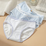 1PC Women Cotton Briefs Girls Underwear Low Waist Panties Japanese Style Underpants Comfort Bow Ladies Sexy Lingerie M-XL
