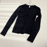 New Long Sleeve Yoga Shirt Top Women's Tight Fitness Wear Gym Clothes Sports Blouses Running Training Workout Pilates Yoga Shirt