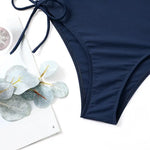 2026 One Piece Swimsuit Solid Swimwear Women One Shoulder String Bathing Suit Female Monokini Swimming Summer Beachwear Bodysuit