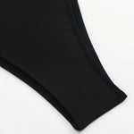Sexy Hole Out Mesh Long Sleeve Dress 3 Piece Swimsuit 2026 Women Black Summer Push Up Thong Bikini Holiday Bathing Suit Swimwear