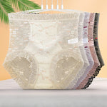 M-XL Women's Underwear Plus Size Size High Waist Seamless Underpants Sexy Lace Panties Fashion Soft Comfort Briefs Lingerie